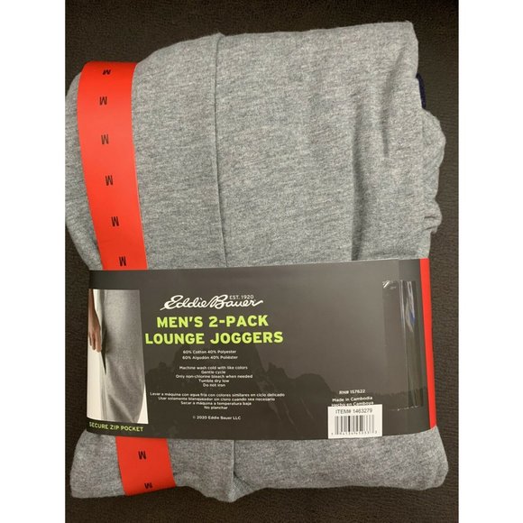 Eddie Bauer Pants New Eddie Bauer Mens 2pack Lounge Joggers Poshmark